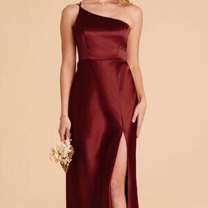 Birdy Grey - Kensie Dress Shiny Satin Cabernet